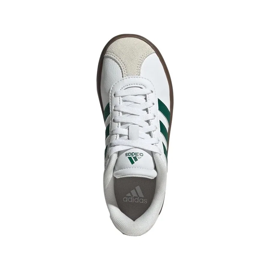 Кроссовки повседневные с белым верхом adidas Vl Court 3.0 K KK2261, Белый — фото 3