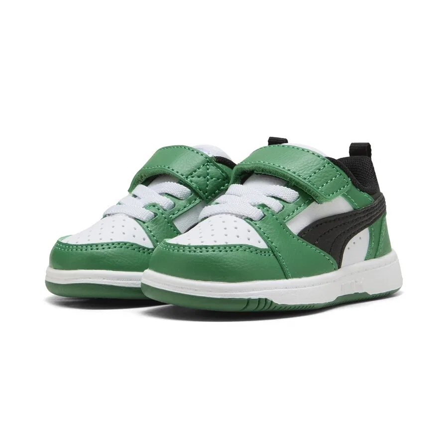 Кроссовки PUMA 'Rebound V6' зеленого цвета — фото 2