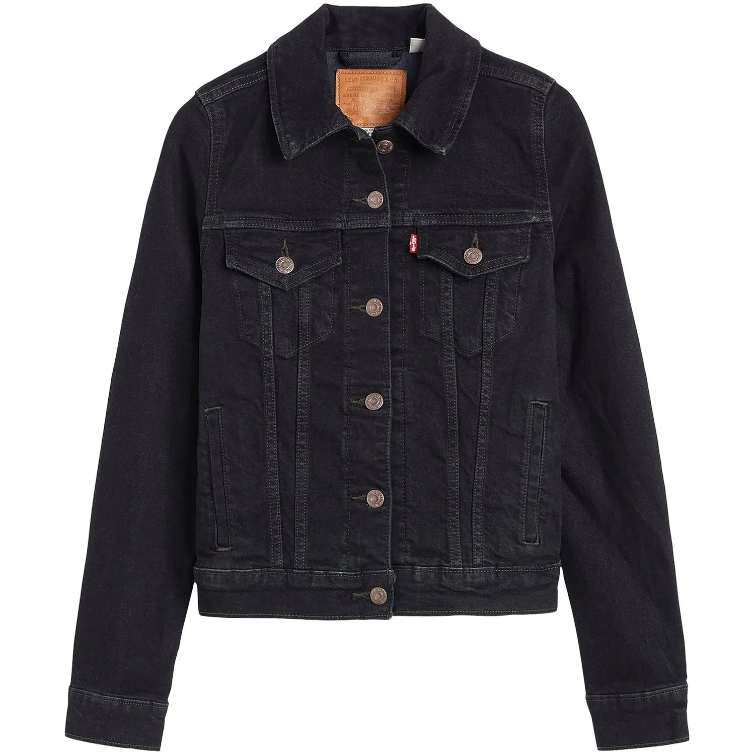 Женская джинсовая куртка Original Trucker Levi's, Black — фото 3