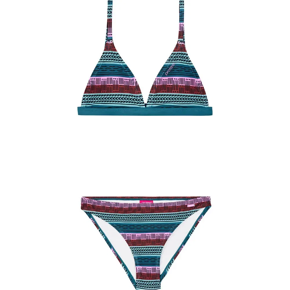 Детский раздельный купальник для девочек с принтом Rina Triangle Bikini Protest, Multicolor