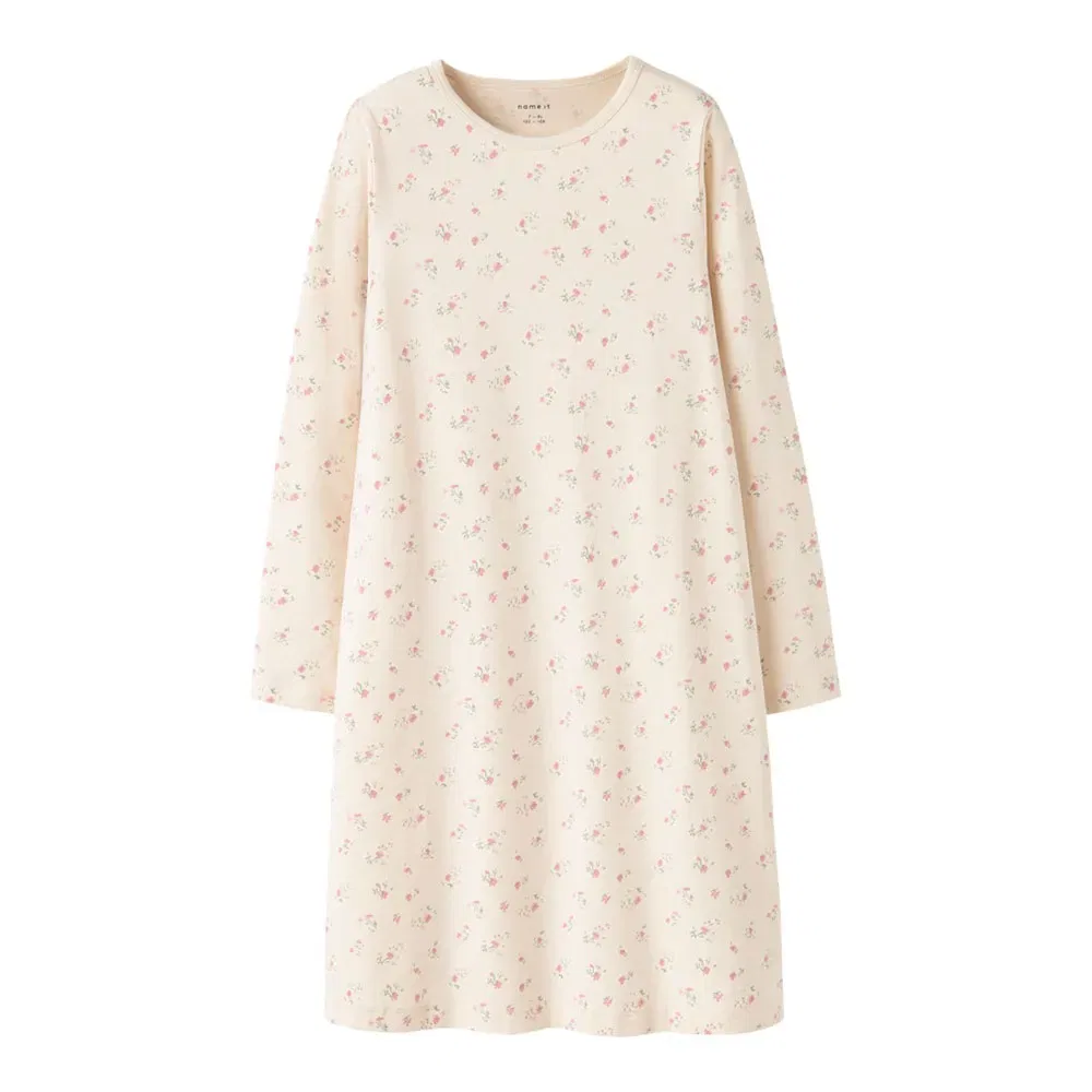 Ночнушка Flower Long Sleeve Name It, бежевый — фото 2