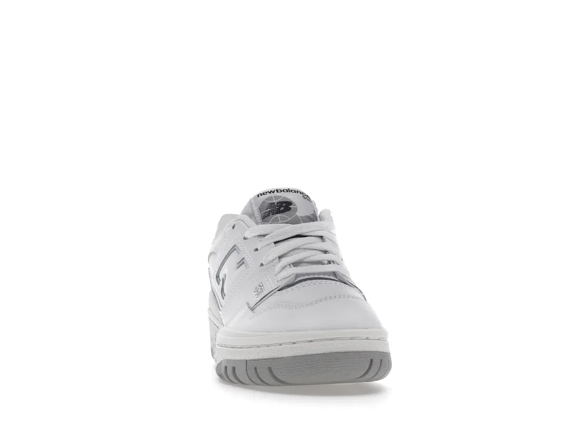 Детские кроссовки для мальчиков и девочек с ретро-дизайном New Balance 550, White Grey — фото 2