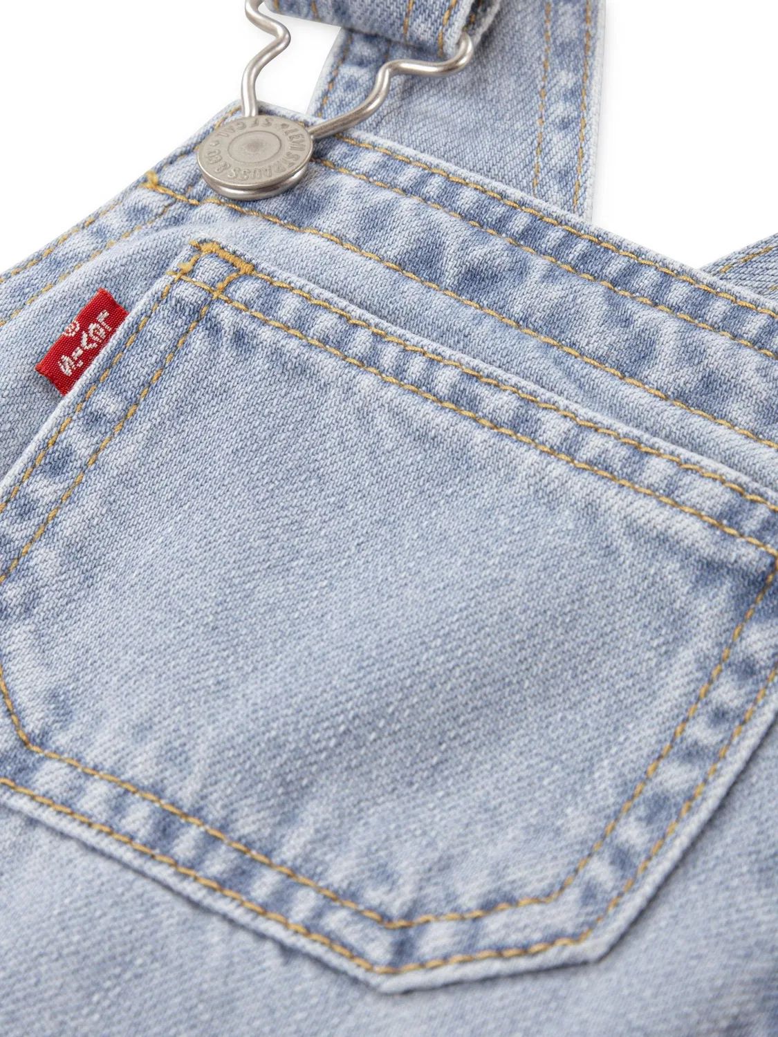 Платье-сарафан джинсовое Levi's, синее — фото 3