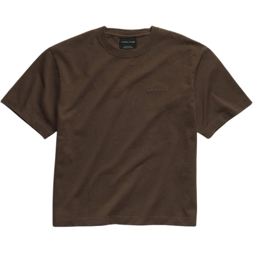 Женская футболка с круглым вырезом Summer Collection Canada Goose, Clay Brown
