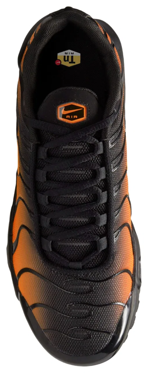 Детские кроссовки для мальчиков с амортизацией Tuned Air Nike Air Max Plus, Black Total — фото 3