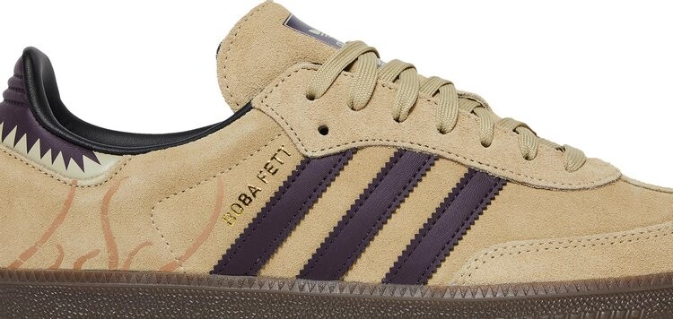 Кроссовки Adidas Star Wars x Samba 'Boba Fett Sarlacc Pit', коричневый — фото 3