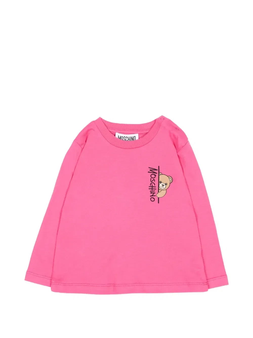 Футболка с длинным рукавом ''Мишка Тедди'' Moschino Kids, розовый