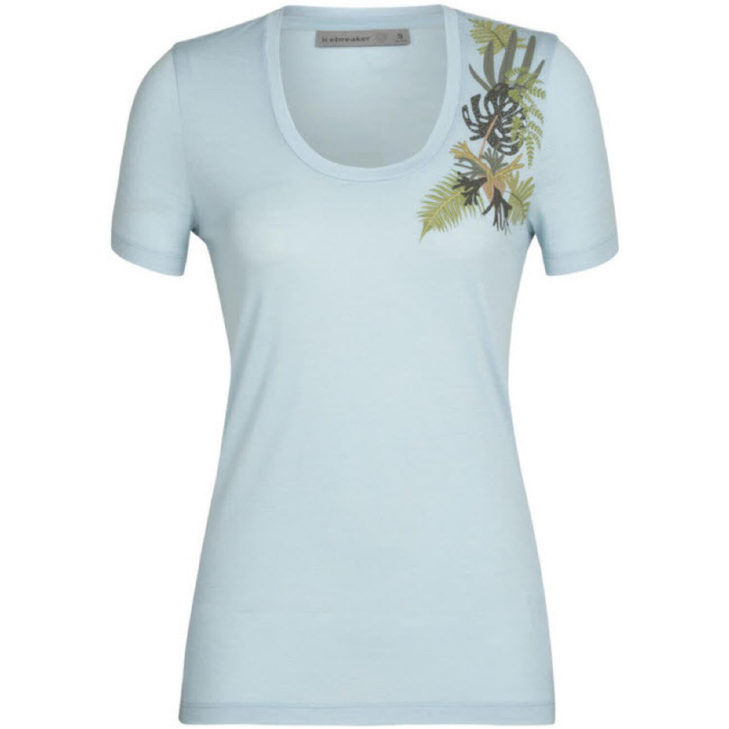 

Футболка Icebreaker W Tech Lite II SS Scoop Tee, пастельно-голубой
