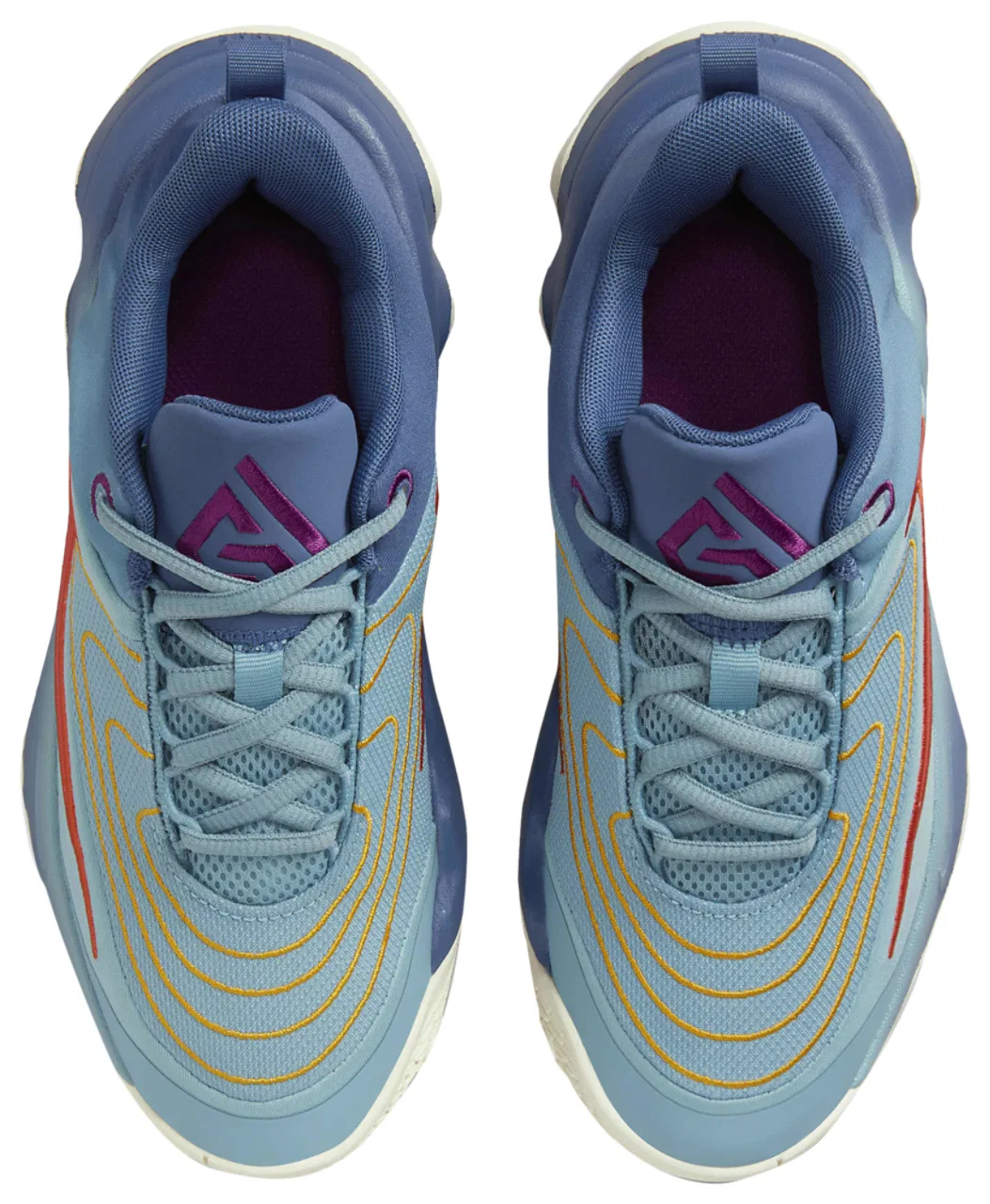 Кроссовки для мальчиков Giannis Immortality 4 Nike, цвет Denim Turquoise/Cosmic Clay/Mystc Navy — фото 4