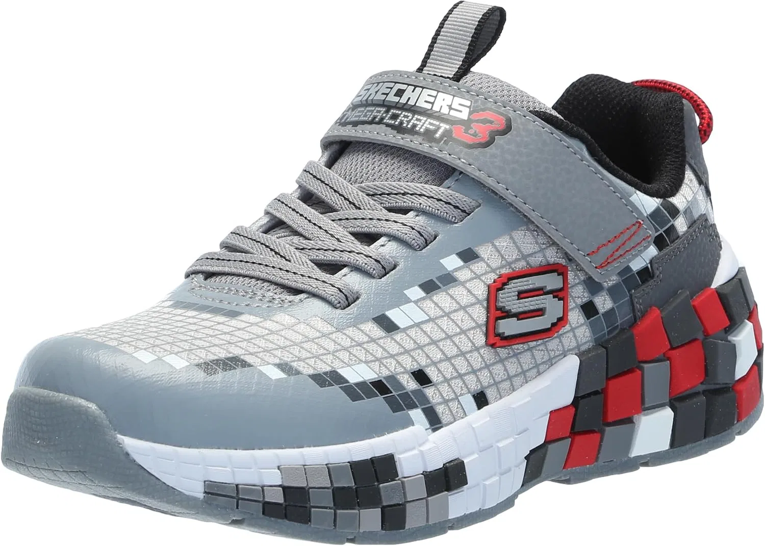 Детские кроссовки для девочек Mega-Craft 3.0 Skechers, Black/Blue/Lime