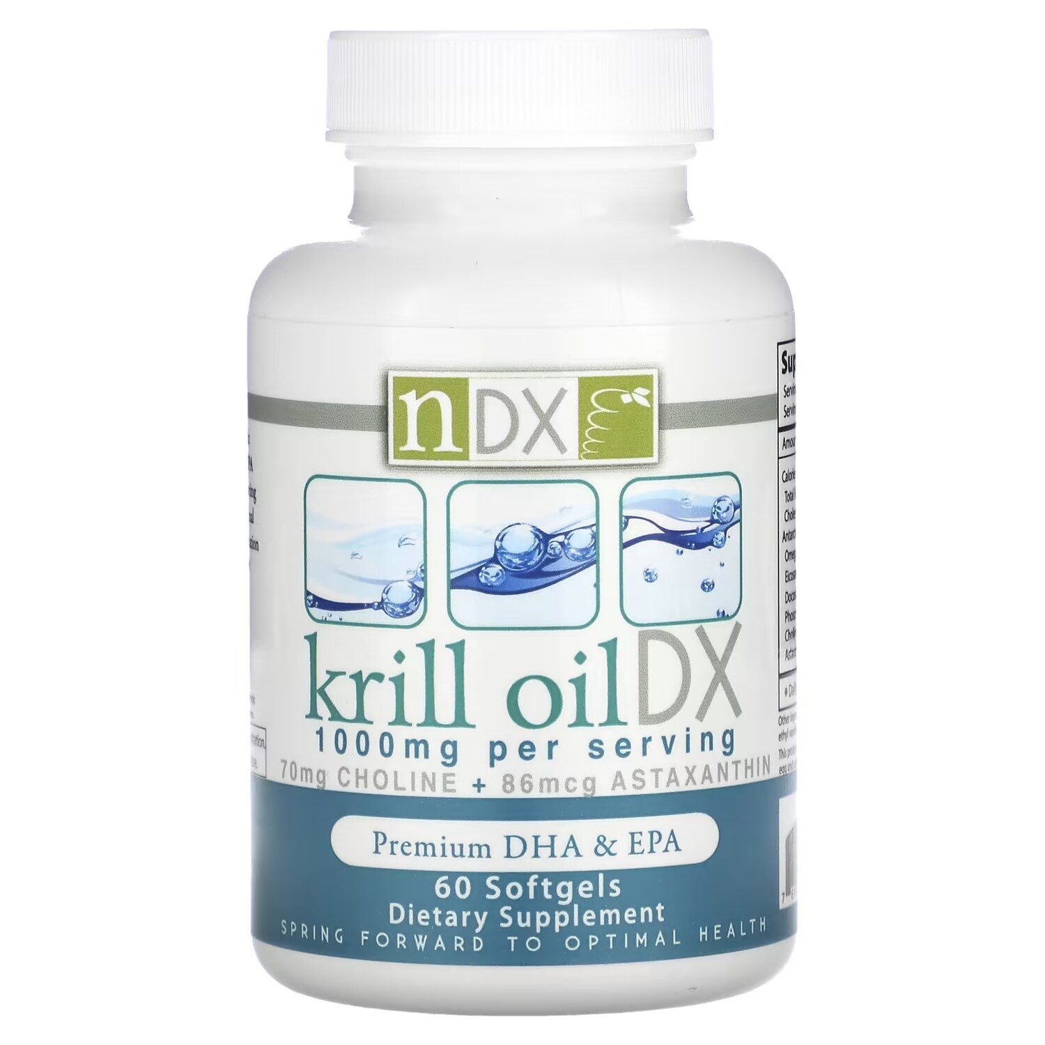 

Natural Dynamix NDX Масло криля DX 1000 мг, 60 мягких таблеток