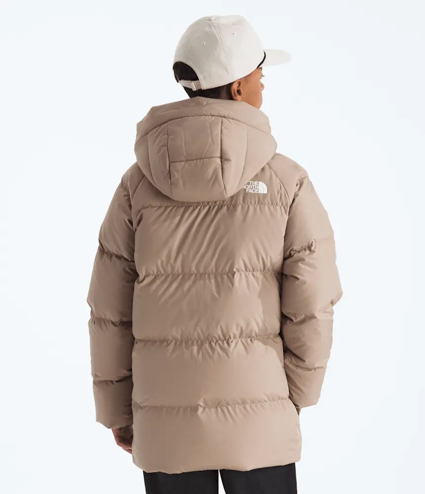 Короткая парка North Down с флисовой подкладкой для мальчиков и девочек The North Face, Mushroom Grey — фото 4