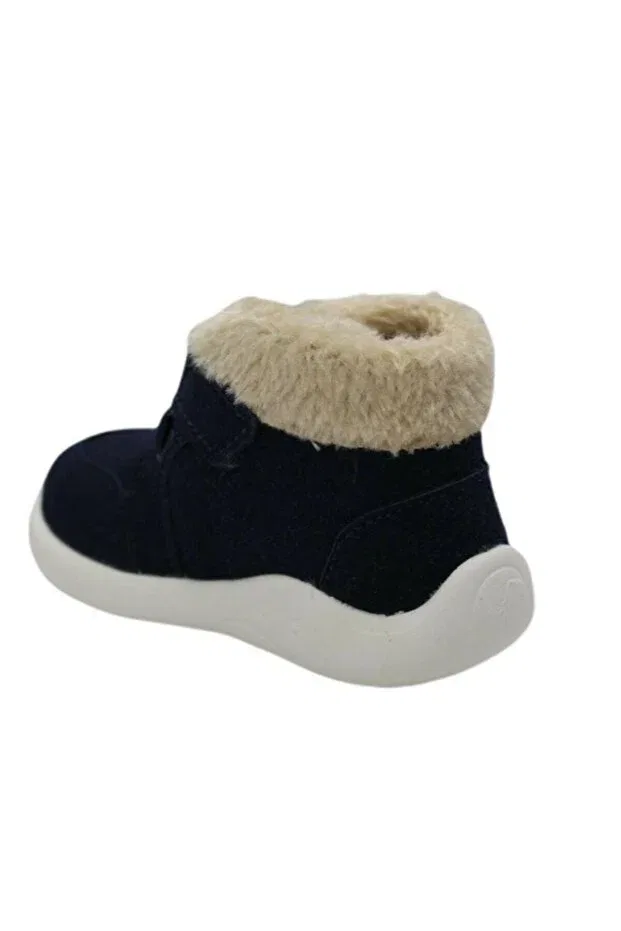 Детские ботинки для девочек с узором Vicco, Navy Blue — фото 3