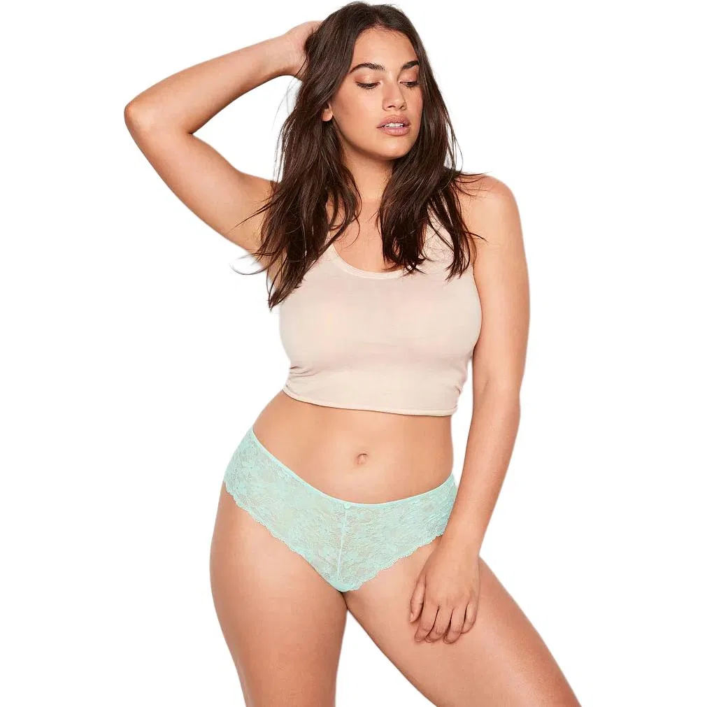 Женские стринги хлопковые Victoria's Secret, Aqua Blue — фото 2