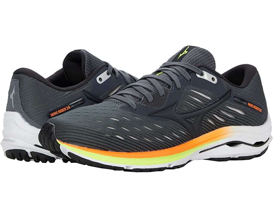 

Кроссовки Wave Rider 24 Mizuno, каслрок, Серый, Кроссовки Wave Rider 24 Mizuno, каслрок