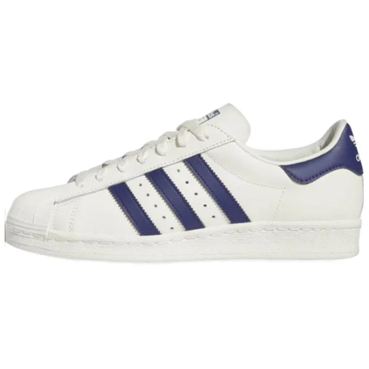 Мужские кроссовки с металлическими деталями Superstar 82 Adidas Originals, White Dark Blue