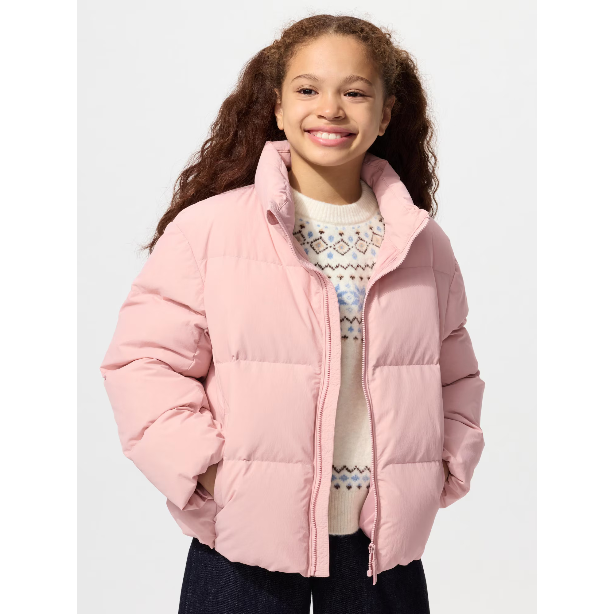 

Детский пуховик Uniqlo, 10 розовый