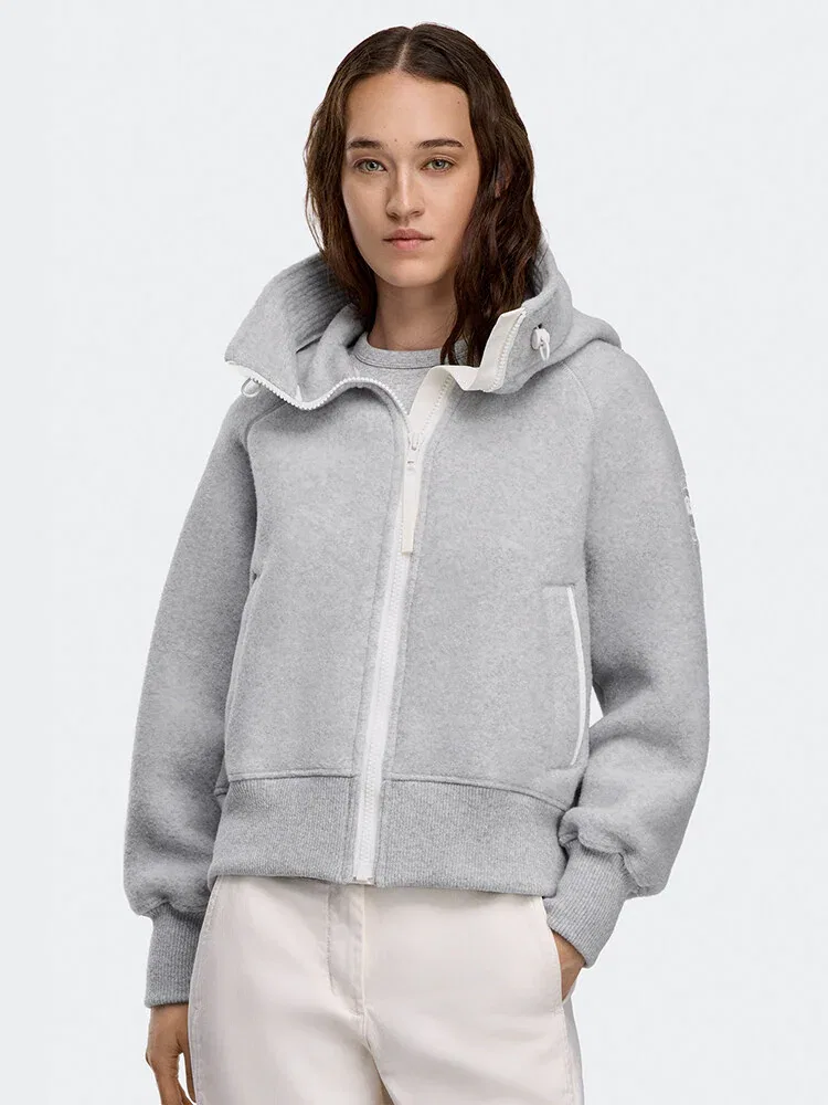 Куртка флисовая бомбер CANADA GOOSE, Silver