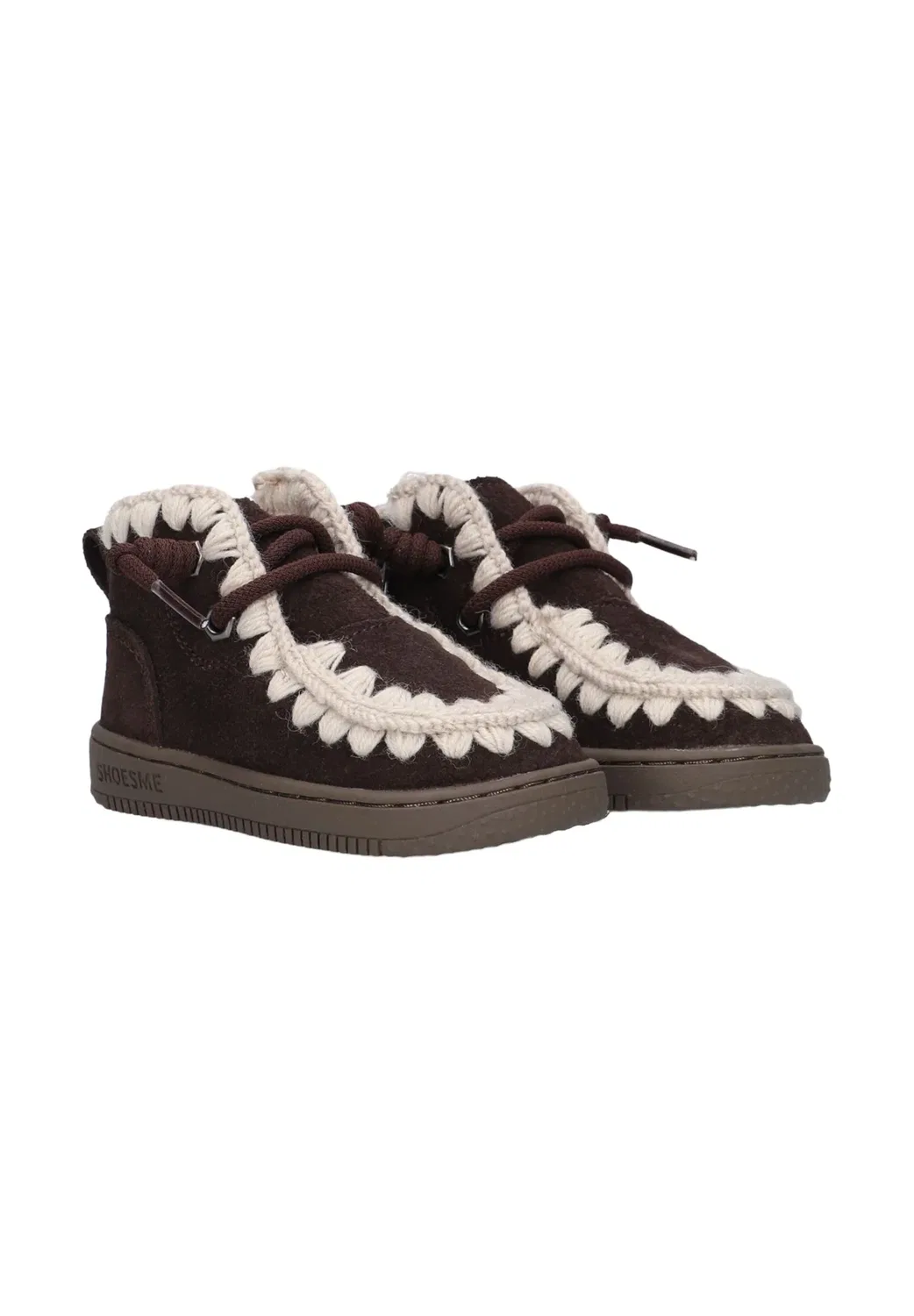 Кроссовки Meisjes hoge bn26w030. - детская обувь Shoesme, Dark Brown — фото 2