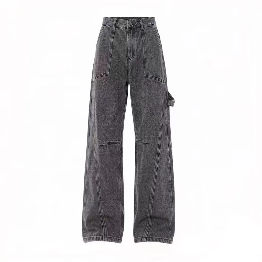Детские джинсы прямого кроя Unisex Moderate Straight Fit Pants MUSCLETECH, Gray
