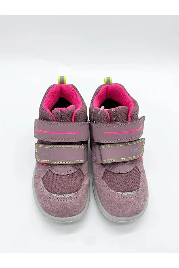 Детские ботинки для девочек на липучках Sport7 grotex mini Superfit, Lilac — фото 4