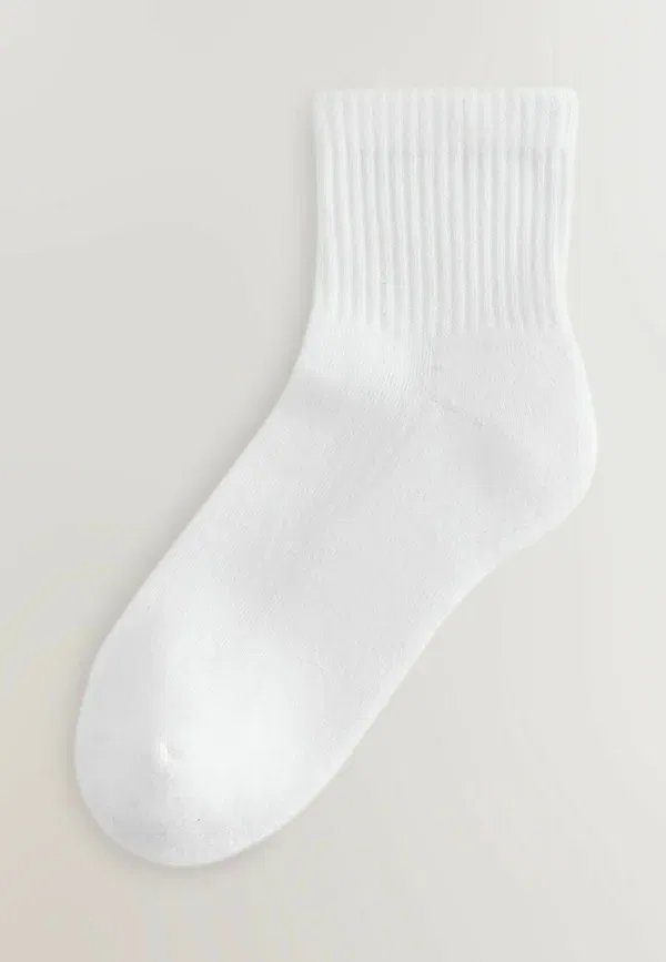 Носки с поддержкой свода стопы 7 пар Cushion Sole Ribbed Sport Cropped Ankle Socks Next Black, White, белый/черный — фото 2