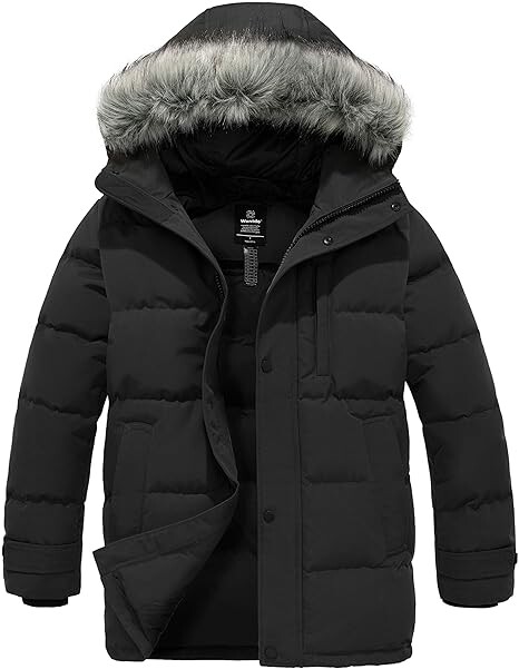 

Куртка Wantdo Men's Winter Thicken, черный