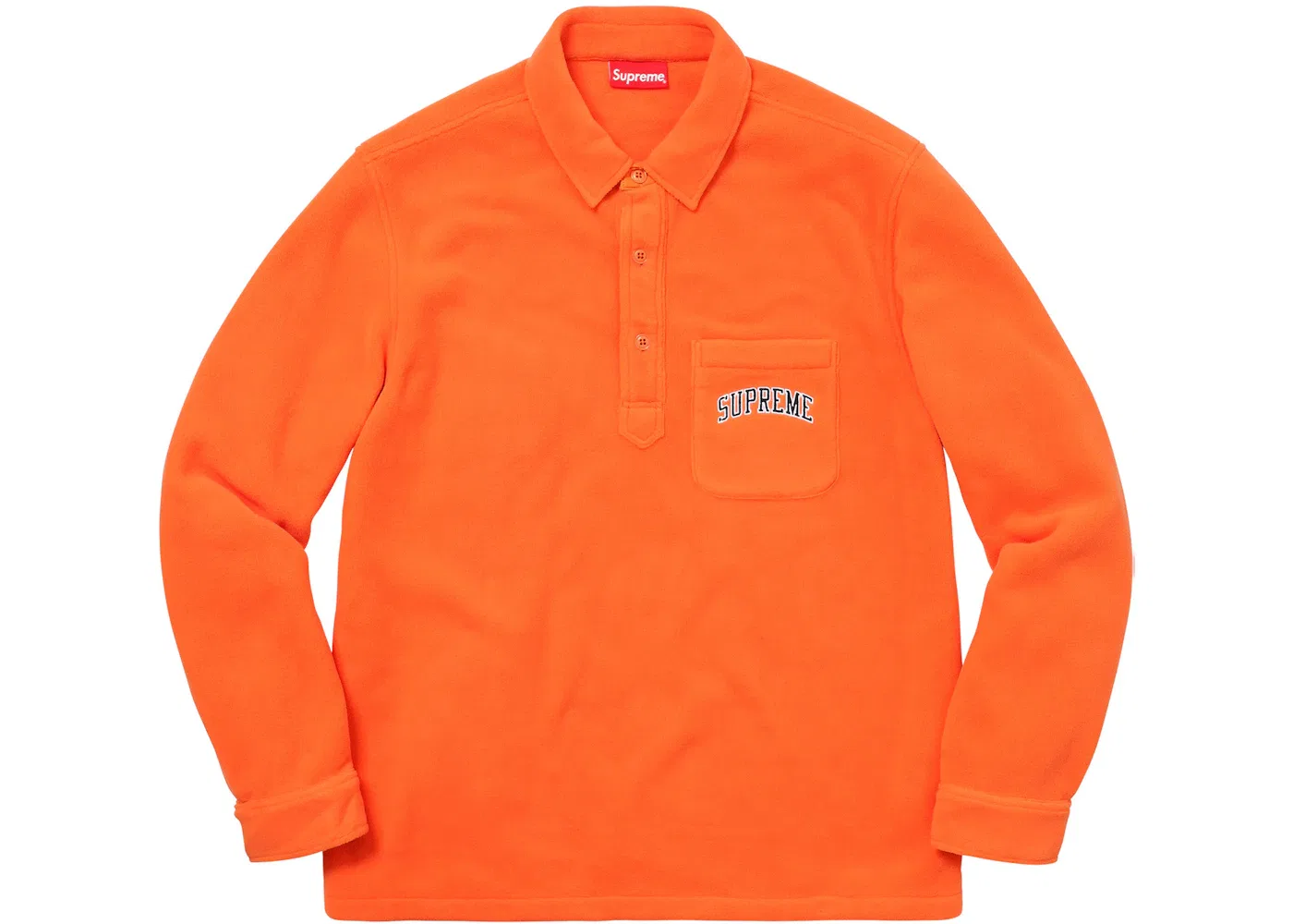 Мужской пуловер с начесом Supreme Shirt, Orange