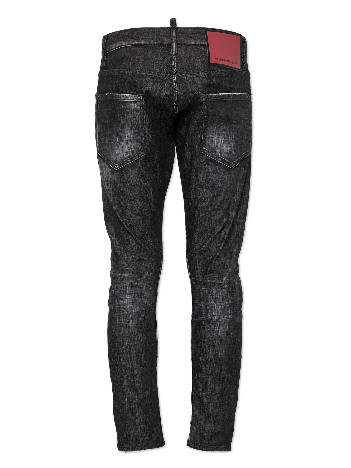 Джинсы Slim-Fit с вытравленным эффектом DSQUARED2, черный — фото 2