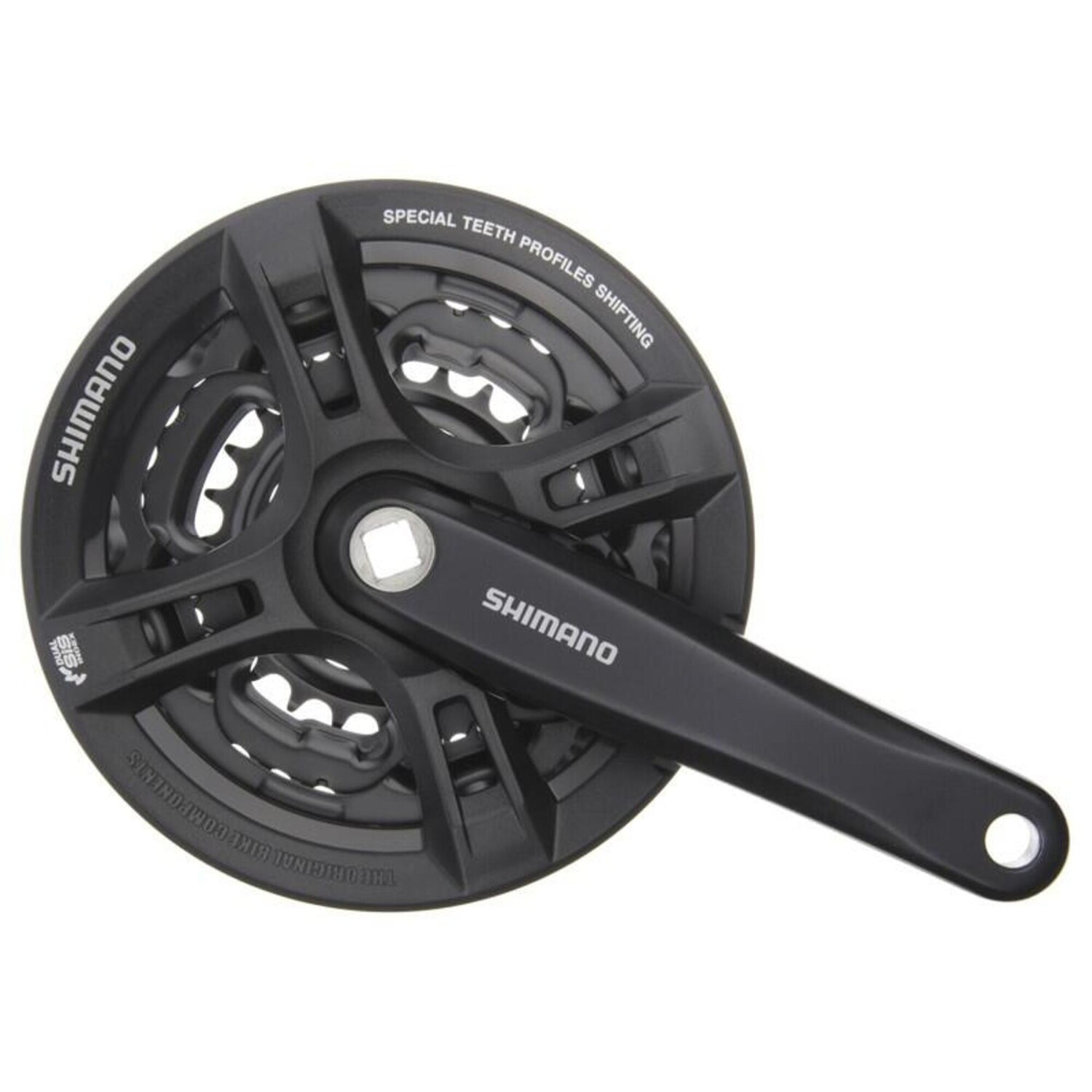 

шатуны Acera FC-M371 22-32-44T 170 мм черный SHIMANO, черный
