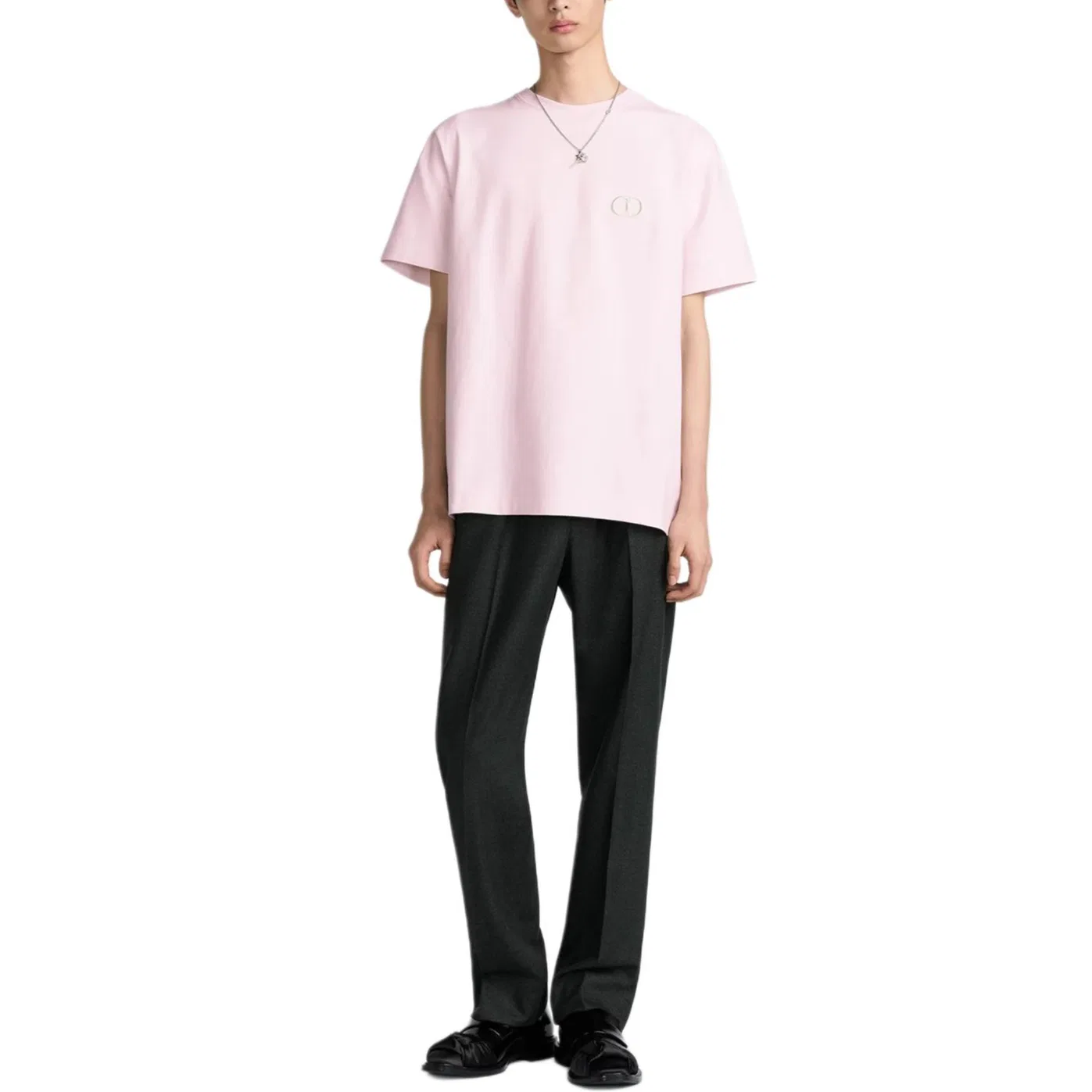 Футболка с круглым вырезом, Moderate, DIOR, Pink — фото 3