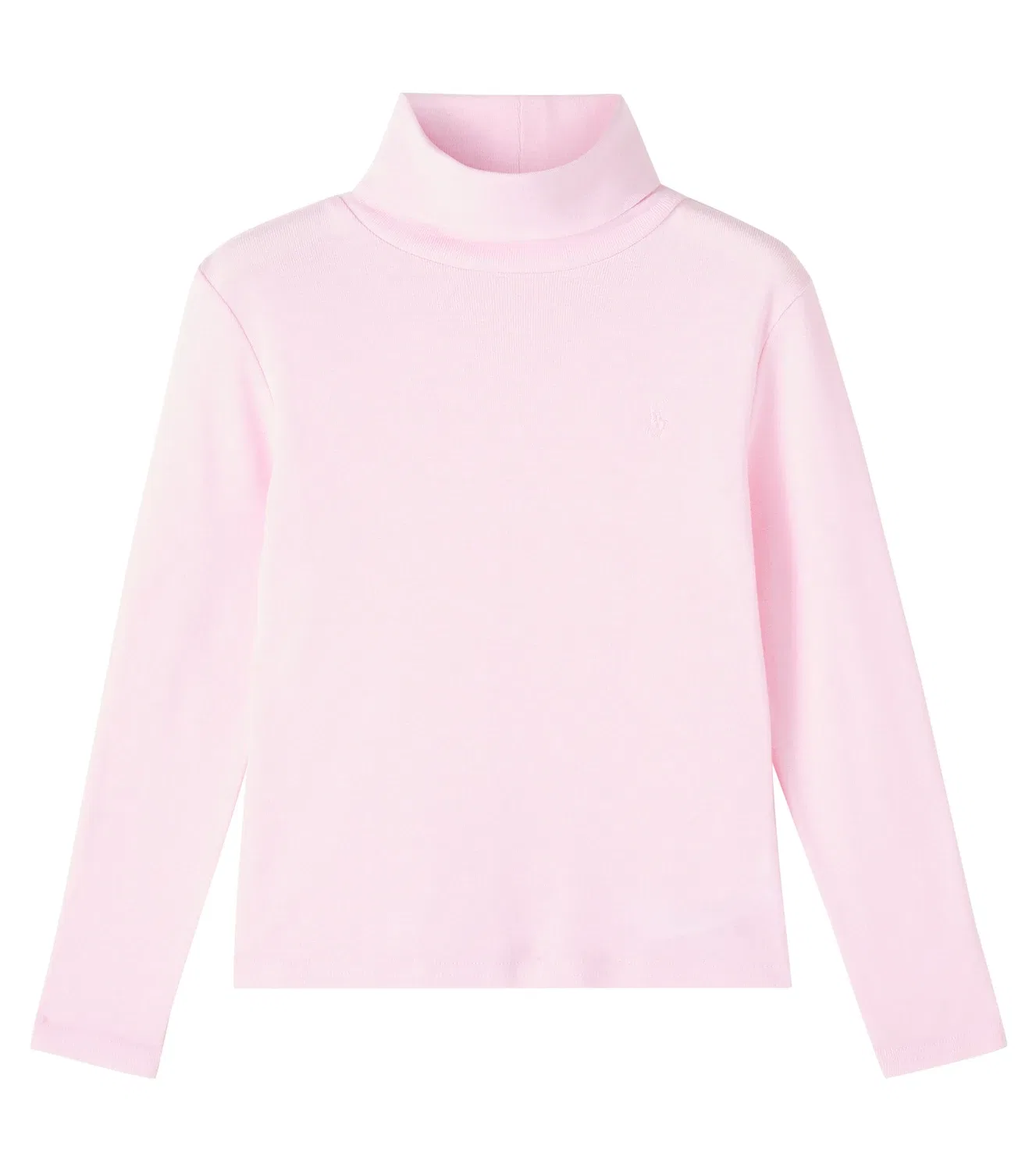 Водолазка хлопковая Polo Ralph Lauren Kids, розовый