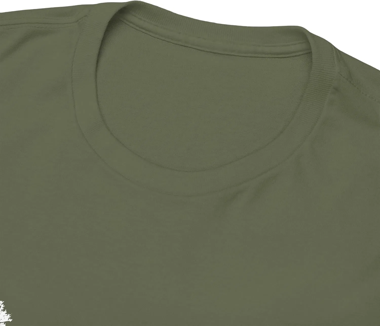 Футболка с принтом гитары и диска для гольфа Unisex Heavy Cotton, Military Green — фото 4