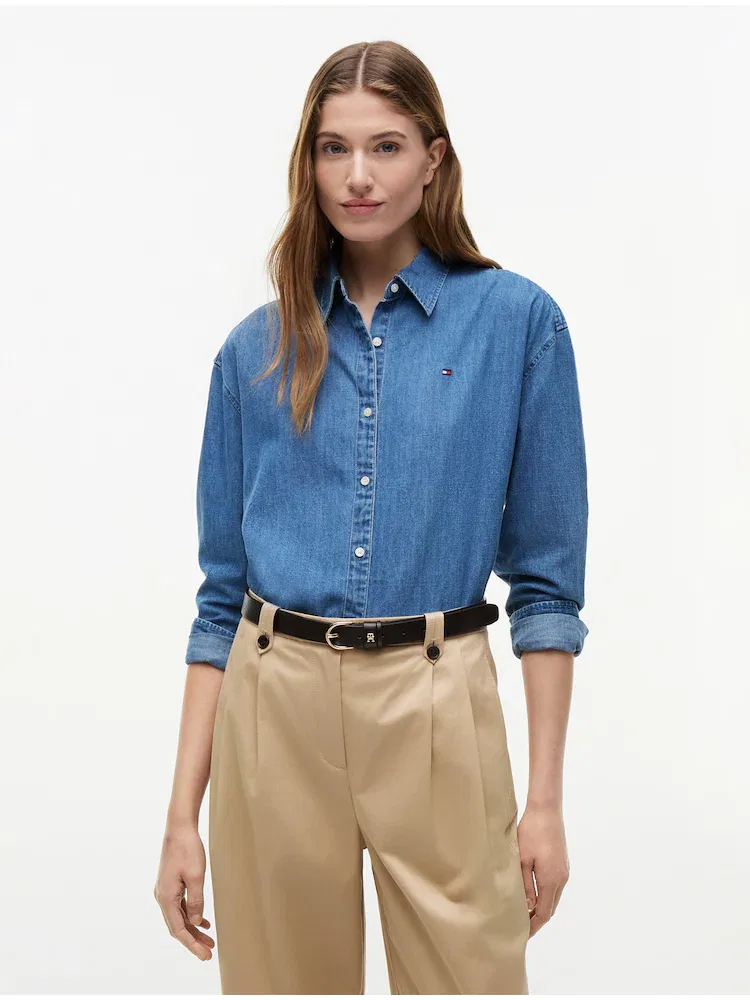 Рубашка джинсовая TOMMY HILFIGER, Blue