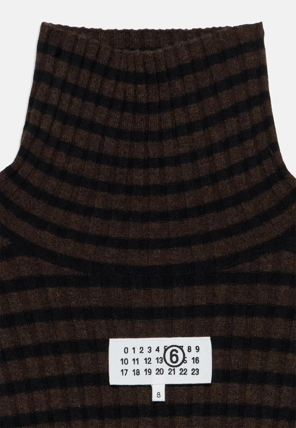 Платье-Свитер Mm6 Maison Margiela, Black/Brown — фото 4