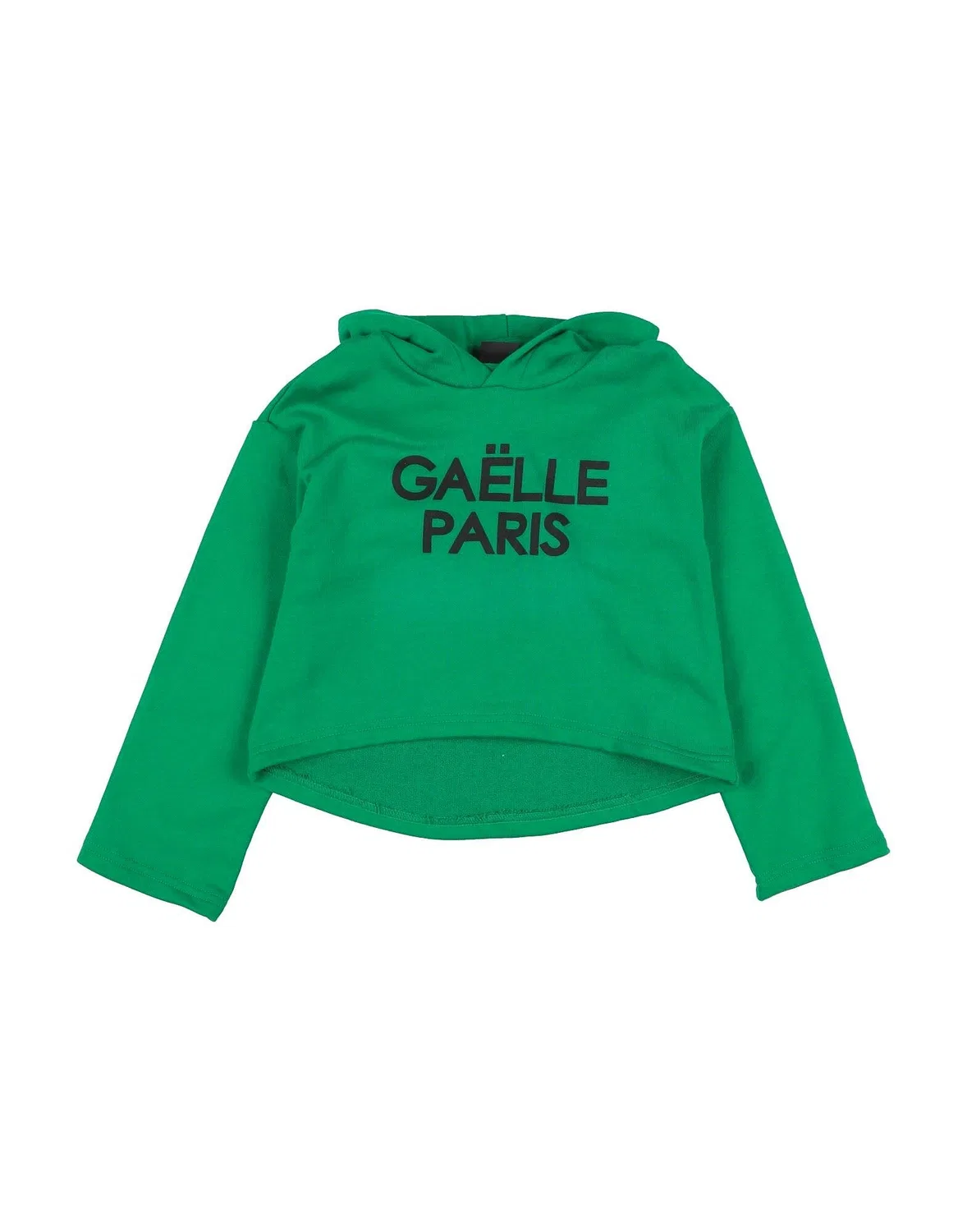 Детская толстовка с капюшоном из французского терри Gaëlle Paris, зеленый