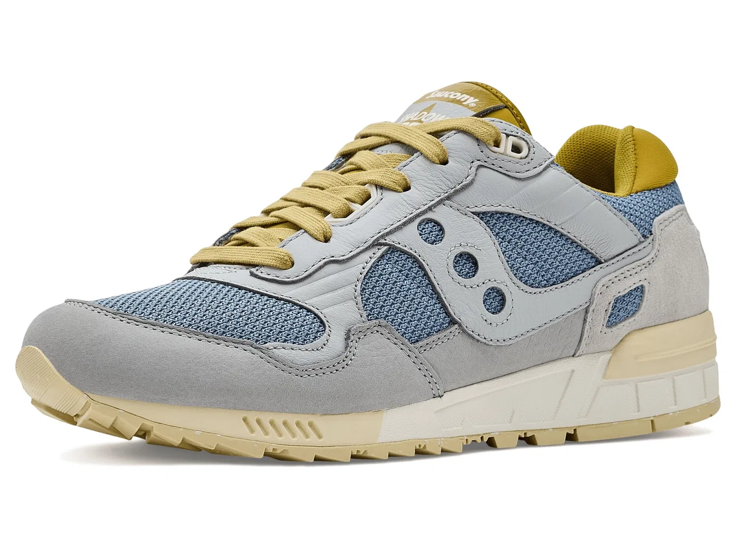 Детские кроссовки для бега с ретро-дизайном Shadow 5000 Saucony, Blue Grey 1