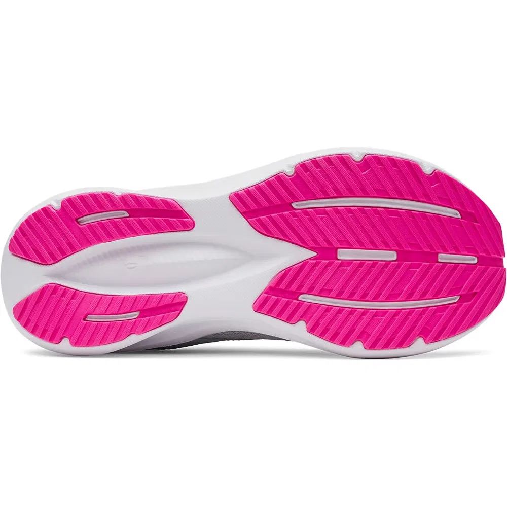 Детские кроссовки Charged+ Assert 11 Wide для бега Under Armour, Gray/Gray /Pink — фото 4