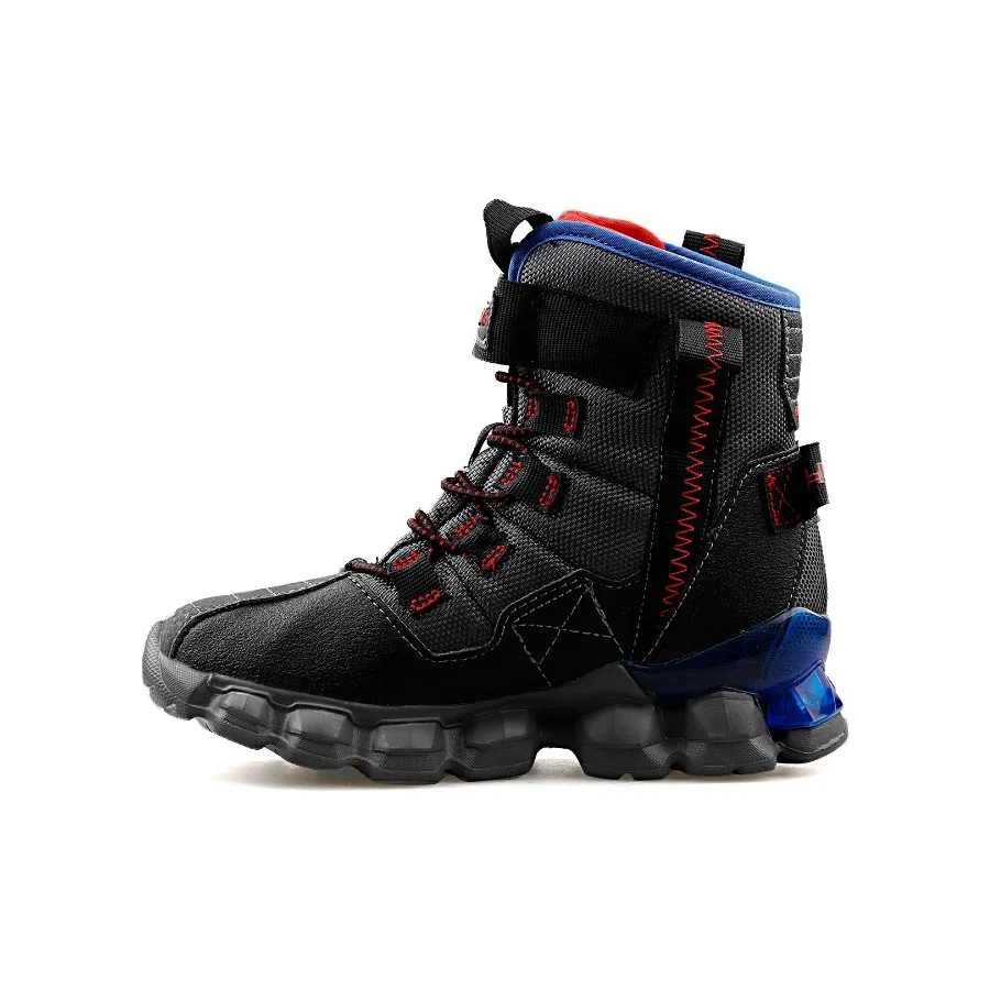 Ботинки с подсветкой Flashpod-Power Breeze Skechers, Серо-красный — фото 2