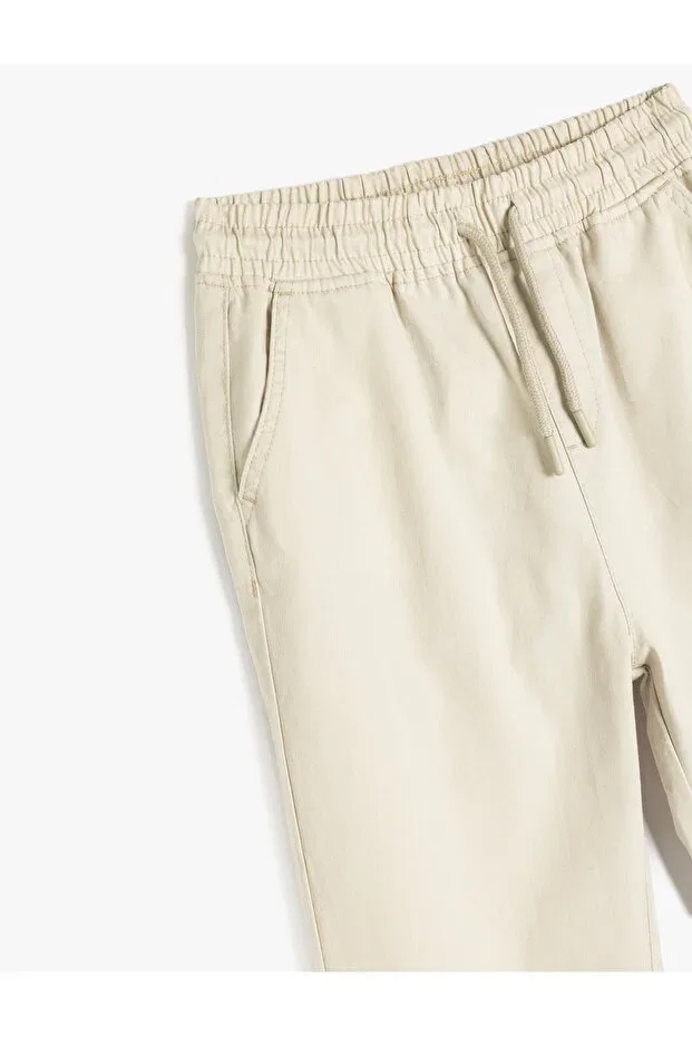 Детские брюки для девочек хлопковые Regular Fit Koton, Gray — фото 3