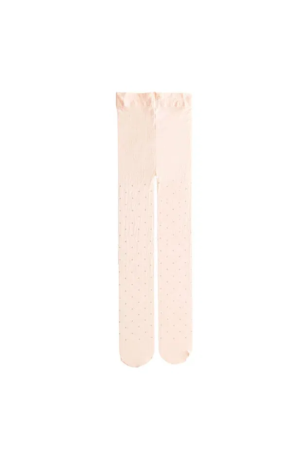 Детские колготки для девочек с принтом Mousse Pantyhose Ebebek Hello Baby, Pink
