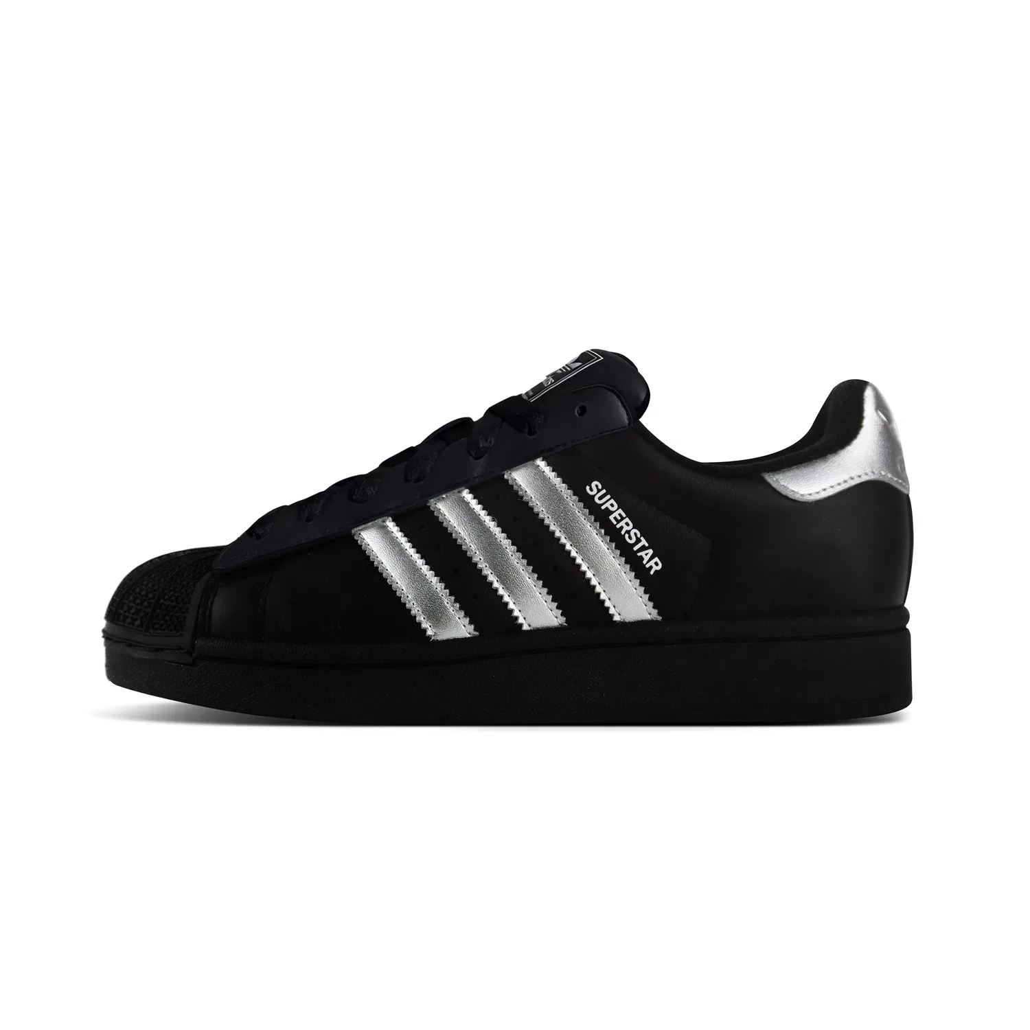 Детские кроссовки для мальчиков и девочек на шнуровке Adidas Originals Superstar 2, Silver