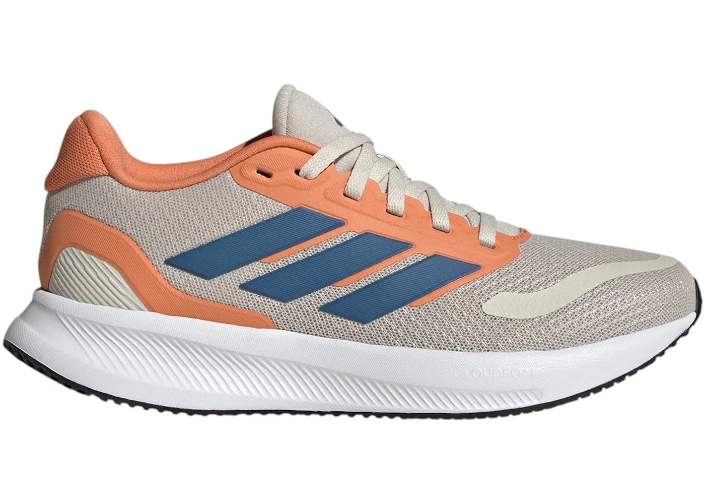 Детские кроссовки для мальчиков и девочек беговые Adidas Runfalcon 5, Alumina/Dusky Petrol/Dusky Orange