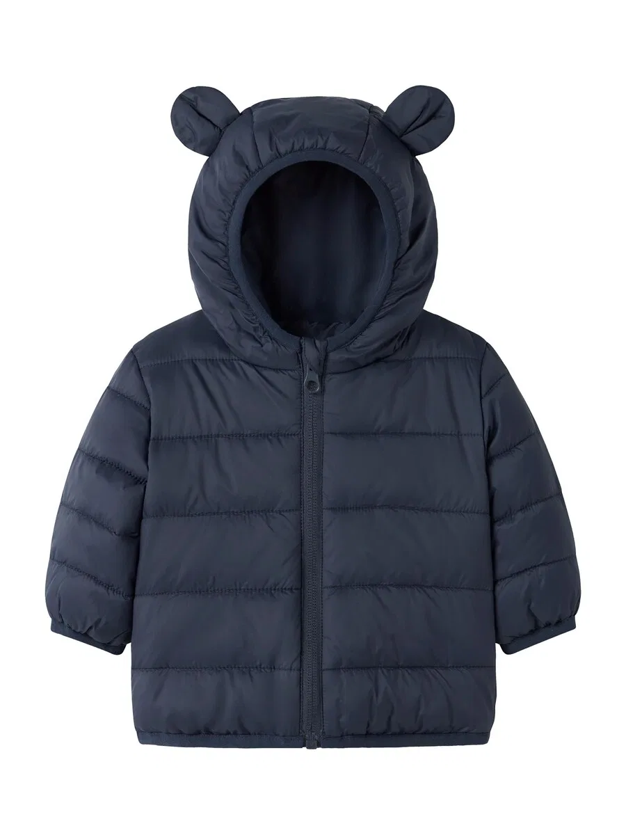 Куртка NAME IT Between-Season Jacket 'NBMMarble' темно-синего цвета