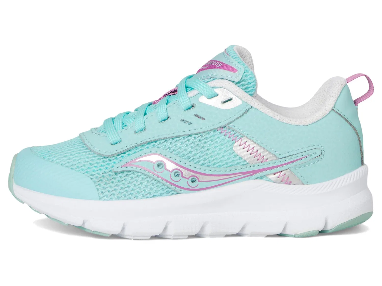 Детские кроссовки для мальчиков с кожаным верхом Axon Kdz Saucony, Turco — фото 4
