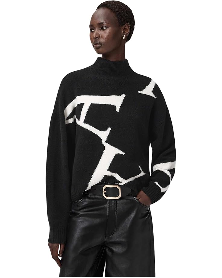 

Женский свитер AllSaints A Star, Black/White