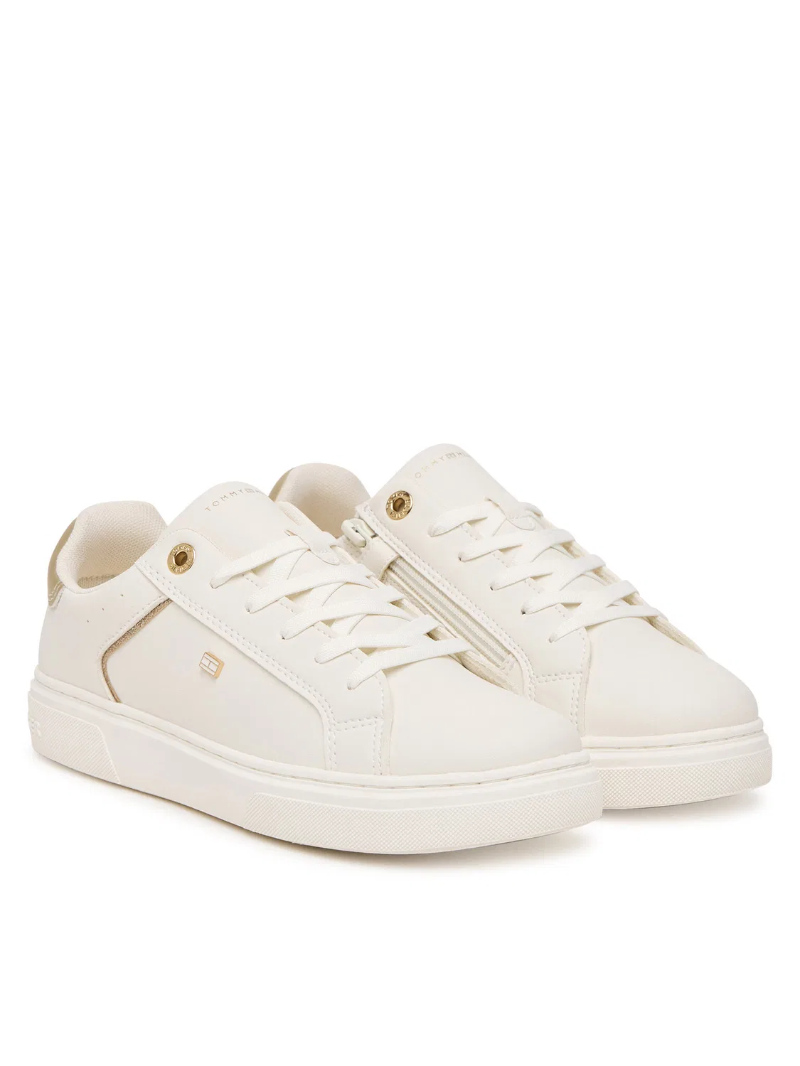 Кроссовки для девочки Low Cut Lace-Up Tommy Hilfiger, белый — фото 2