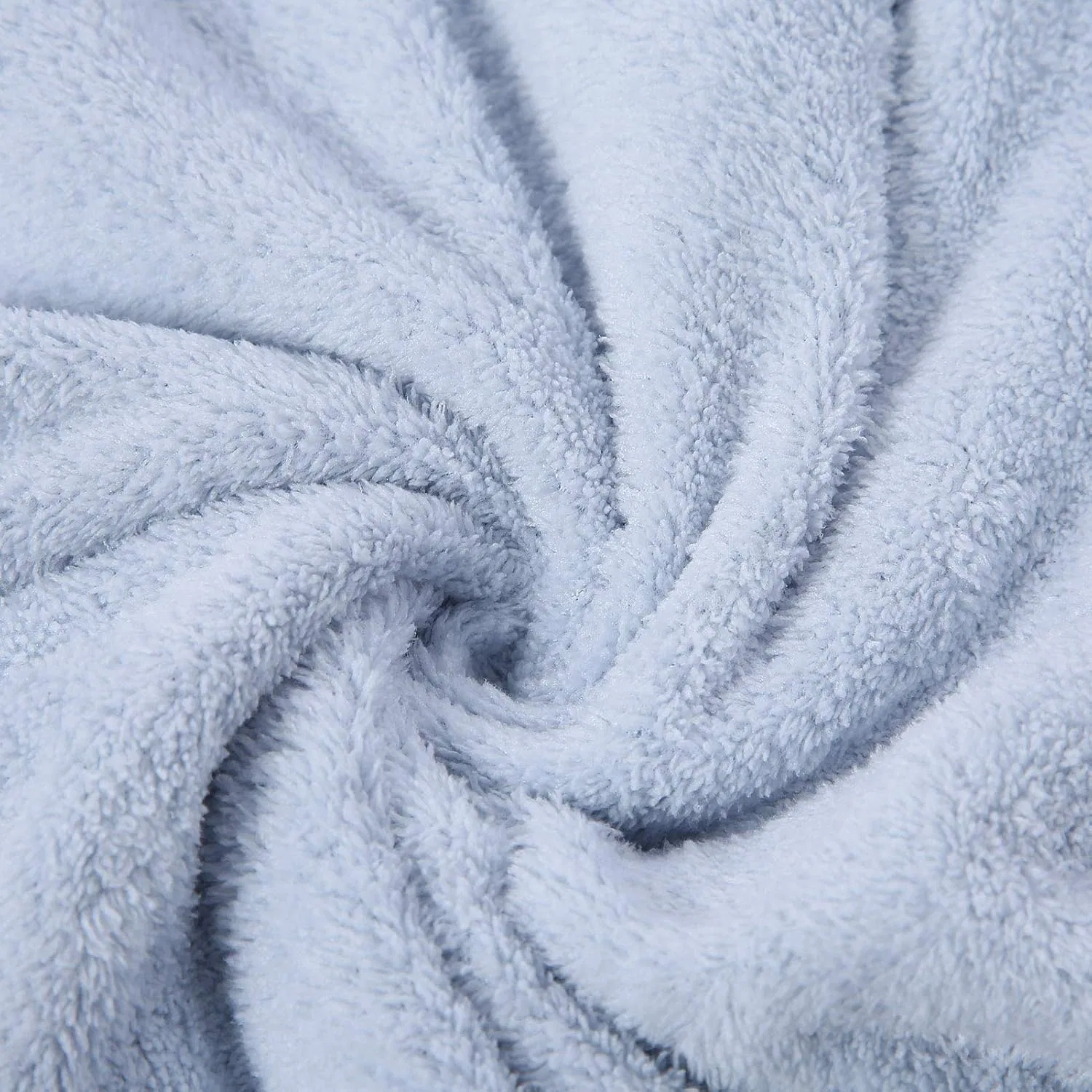 Полотенце для тела, Fleece, XoYixoYi, набор: полотенце + шапочка, Aquablauer Baderock und Duschhaube — фото 2
