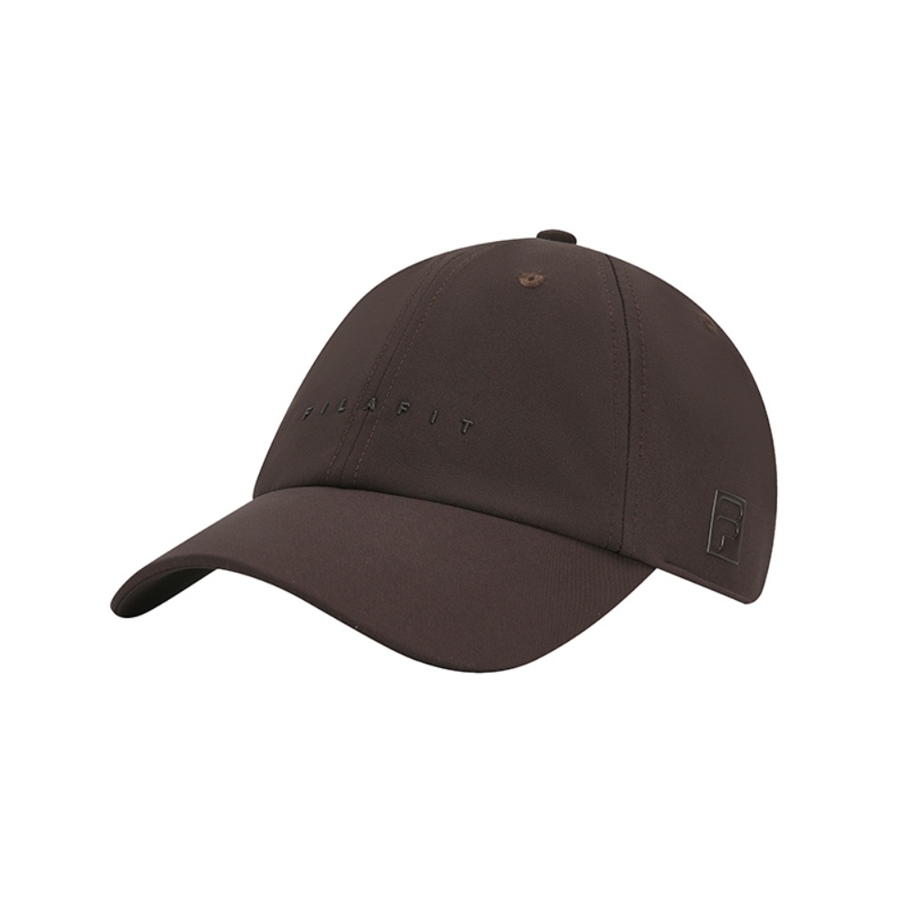 

FILA Фитнес-бейсболка из полиэстера для женщин в темном земляном оттенке, Dark Earth Tone