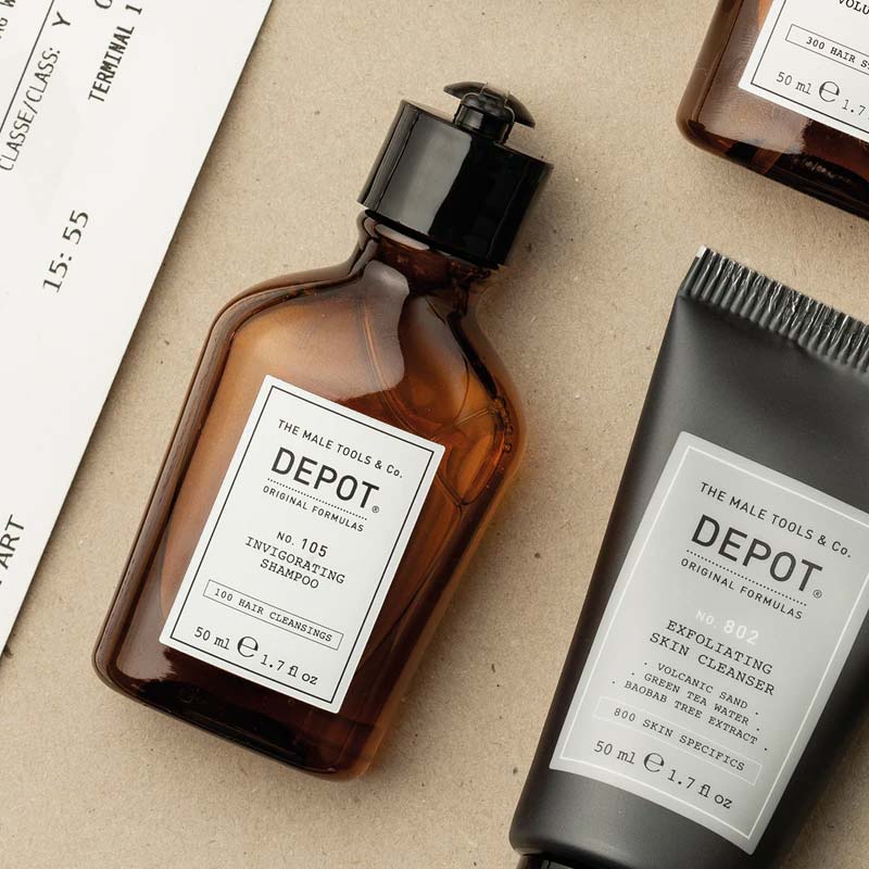 Укрепляющий шампунь против выпадения волос DEPOT No. 105 Invigorating Shampoo, 50 мл — фото 2